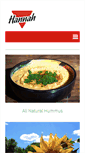 Mobile Screenshot of hannahfoods.net